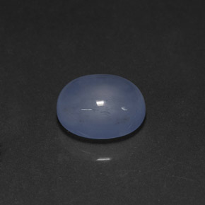 Calcédoine bleue naturelle transparent, 4,23 ct, transparent / translucide