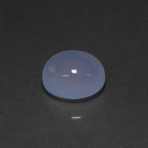 Calcédoine bleue naturelle transparent, 4,75 ct, transparent / translucide