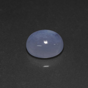 Calcédoine bleue naturelle transparent, 4,27 ct, transparent / translucide