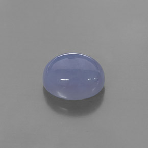Calcédoine bleue naturelle transparent, 4,34 ct, transparent / translucide