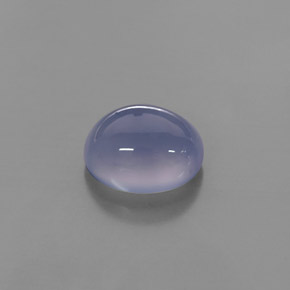 Calcédoine Bleu lavande naturelle Transparent, 3.95 ct, Transparent / Translucide