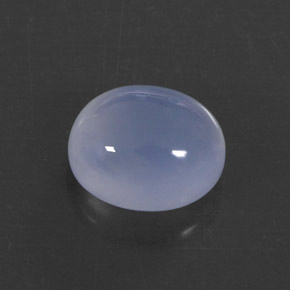 Calcédoine Bleu lavande naturelle Transparent, 4.83 ct, Transparent / Translucide