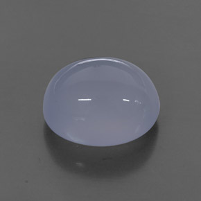 Calcédoine bleue naturelle transparent, 5,03 ct, transparent / translucide