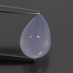 Calcédoine Bleu lavande naturelle Transparent, 2.09 ct, Transparent / Translucide