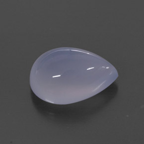 Calcédoine Bleu lavande naturelle Transparent, 2.09 ct, Transparent / Translucide