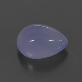 Calcédoine Bleu lavande naturelle Transparent, 2.52 ct, Transparent / Translucide