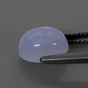 Calcédoine bleue naturelle transparent, 2,70 ct, transparent / translucide