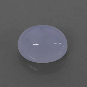 Calcédoine bleue naturelle transparent, 2,42 ct, transparent / translucide