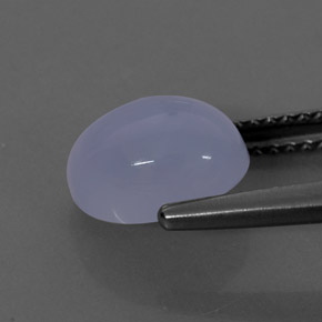 Calcédoine bleue naturelle transparent, 2,42 ct, transparent / translucide