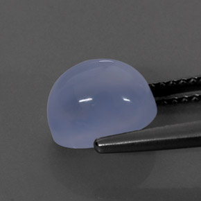 Calcédoine bleue naturelle transparent, 2,72 ct, transparent / translucide