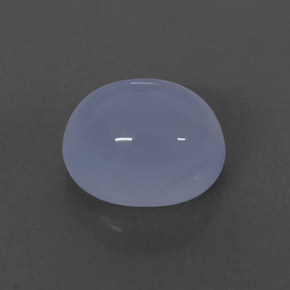 Calcédoine bleue naturelle transparent, 2,70 ct, transparent / translucide