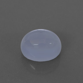 Calcédoine bleue naturelle transparent, 3,07 ct, transparent / translucide