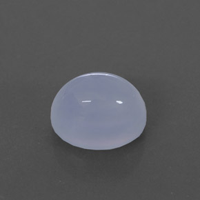 Calcédoine bleue naturelle transparent, 3,07 ct, transparent / translucide