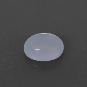 Calcédoine bleue naturelle transparent, 1,97 ct, transparent / translucide
