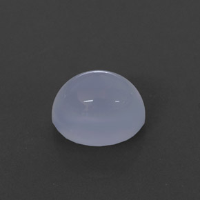 Calcédoine bleue naturelle transparent, 2,84 ct, transparent / translucide
