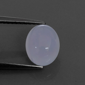 Calcédoine bleue naturelle transparent, 2,28 ct, transparent / translucide