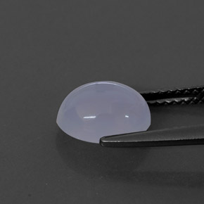 Calcédoine bleue naturelle transparent, 2,28 ct, transparent / translucide