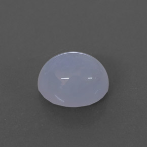 Calcédoine bleue naturelle transparent, 2,82 ct, transparent / translucide