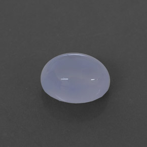 Calcédoine bleue naturelle transparent, 2,33 ct, transparent / translucide