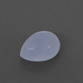 Calcédoine bleue naturelle transparent, 2,47 ct, transparent / translucide