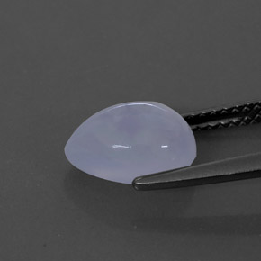 Calcédoine bleue naturelle transparent, 2,47 ct, transparent / translucide