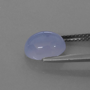 Calcédoine Bleu lavande naturelle Transparent, 2.20 ct, Transparent / Translucide