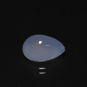 Calcédoine Bleu lavande naturelle Transparent, 3.68 ct, Transparent / Translucide
