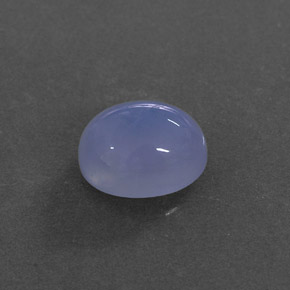 Calcédoine bleue naturelle transparent, 4,35 ct, transparent / translucide