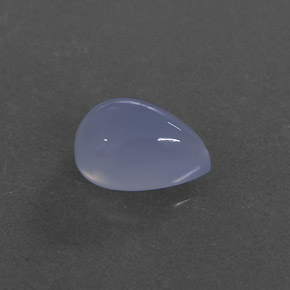 Calcédoine Bleu lavande naturelle Transparent, 4.11 ct, Transparent / Translucide