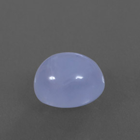 Calcédoine bleue naturelle transparent, 3,77 ct, transparent / translucide