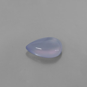 Calcédoine bleue naturelle transparent, 2,49 ct, transparent / translucide
