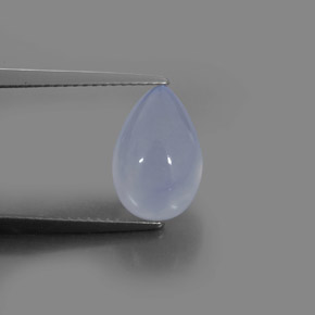 Calcédoine Bleu lavande naturelle Transparent, 3.59 ct, Transparent / Translucide