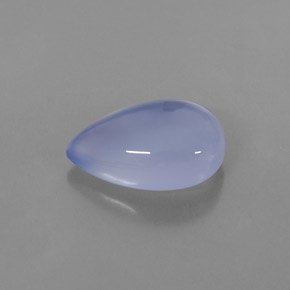 Calcédoine Bleu lavande naturelle Transparent, 4.49 ct, Transparent / Translucide