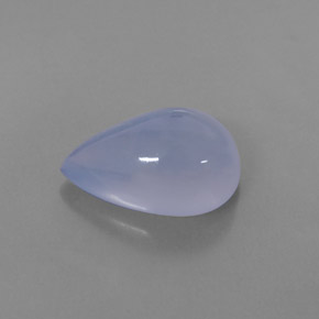 Calcédoine bleue naturelle transparent, 5,28 ct, transparent / translucide