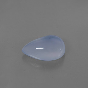 Calcédoine Bleu lavande naturelle Transparent, 4.98 ct, Transparent / Translucide