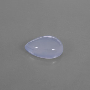 Calcédoine bleue naturelle transparent, 5,69 ct, transparent / translucide