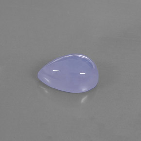 Calcédoine Bleu lavande naturelle Transparent, 7.20 ct, Transparent / Translucide