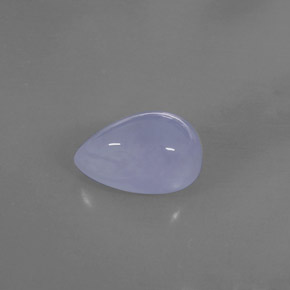 Calcédoine Bleu lavande naturelle Transparent, 8.19 ct, Transparent / Translucide