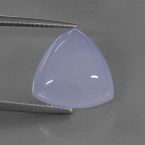 Calcédoine bleue naturelle transparent, 10,59 ct, transparent / translucide