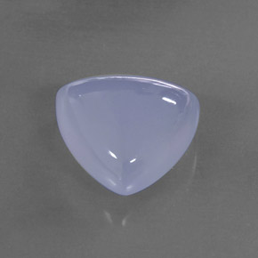 Calcédoine bleue naturelle transparent, 10,59 ct, transparent / translucide
