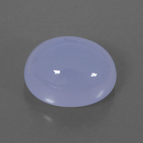 Calcédoine Bleu lavande naturelle Transparent, 5.59 ct, Transparent / Translucide
