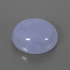 Calcédoine bleue naturelle transparent, 5,52 ct, transparent / translucide