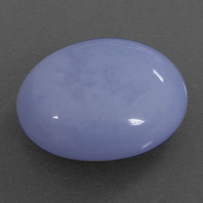 Calcédoine bleue naturelle transparent, 13,90 ct, transparent / translucide