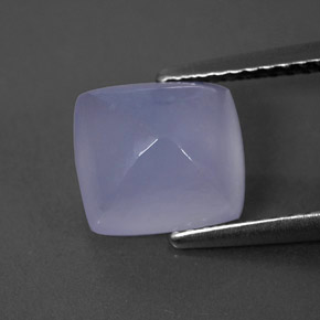 Calcédoine Bleu lavande naturelle Transparent, 2.60 ct, Transparent / Translucide