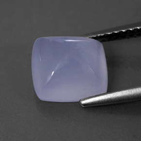 Calcédoine Bleu lavande naturelle Transparent, 2.60 ct, Transparent / Translucide