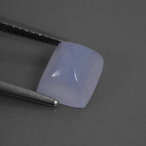 Calcédoine bleue naturelle transparent, 2,13 ct, transparent / translucide
