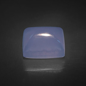 Calcédoine bleue naturelle transparent, 9,63 ct, transparent / translucide