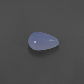 Calcédoine bleue naturelle transparent, 1,76 ct, transparent / translucide