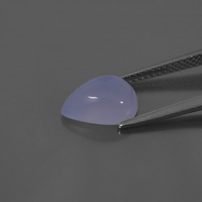 Calcédoine bleue naturelle transparent, 2,35 ct, transparent / translucide