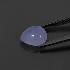 Calcédoine Bleu lavande naturelle Transparent, 2.34 ct, Transparent / Translucide